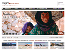 Tablet Screenshot of etapes-marocaines.com